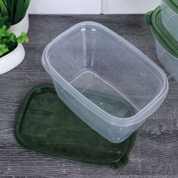 Салатник прямоугольный 3 штуки набор 17x11x9 см / P1 /уп 80/высокий - ГалеонТрейд фото 7