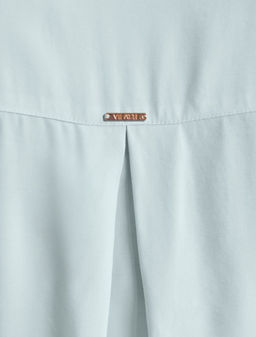 Блузка с коротким рукавом из вискозы с лиоцеллом - Vilatte фото 4