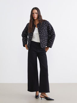 Wideleg Kad?n Jean Pantolon