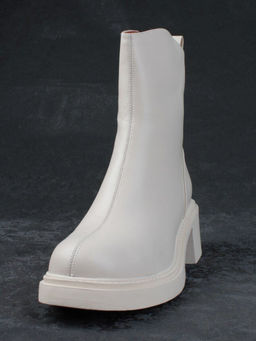 04-M3-L807 BEIGE Ботинки зимние женские (натуральная кожа, натуральный мех)