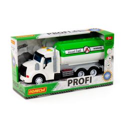 Профи, автомобиль с цистерной инерционный ( со светом и звуком) (зелёный) (в коробке) - Полесье фото 7