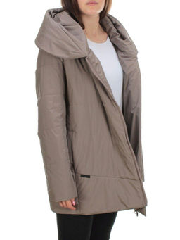 22222 DK.BEIGE Куртка демисезонная женская (80 гр. синтепон) - Фабричный китай фото 8