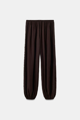 100% LYOCELL SAROUEL TROUSERS - Zara фото 5