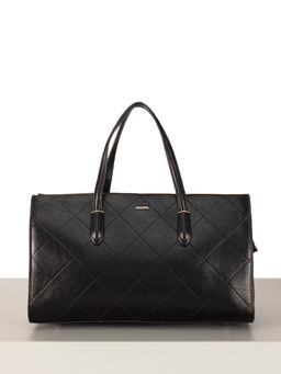 LACCOMA сумка WJD6650-черный эко кожа хлопок фото 5