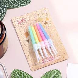 Цена за 10 шт. Свечи для торта Неон, 10 шт, МИКС, 5 см - Страна карнавалия фото 7