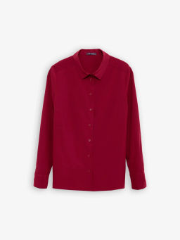 ШОК ЦЕНА - Рубашка однотонная B2412/rachel - Emka фото 5