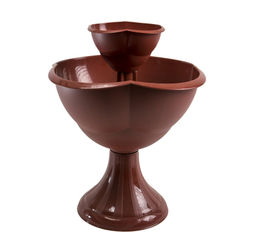 Кашпо 2-х ярусное "Водопад" Бр. 8. 22. Терракотовый