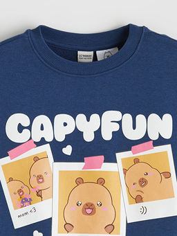 K?z ?ocuk Capyfun Bask?l? E?ofman Tak?m