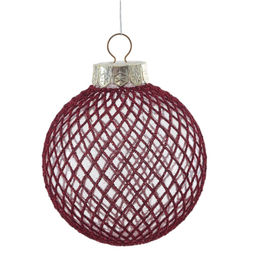 Набор из 9шт Украшение новогоднее "Шар", D8см, L24,6 W8 H24,6см
