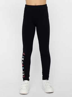 CRB wear/CWKG 70266-22-331 Брюки модель легинсы для девочки,черный/Ex.Cherubino  фото 2