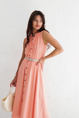 Платье, как из к/ф Красотка, персиковое - Martichelli фото 4