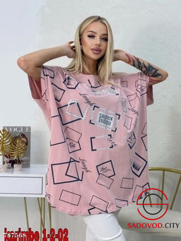 Женская удлиненная футболка - Bruno фото 10