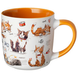 КРУЖКА LEFARD 400МЛ CATS 9.0*5.6*9.3CM, РАЗНОЦВЕТНЫЙ
