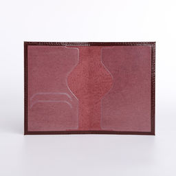 Обложка для паспорта, бордовая