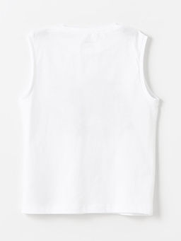 Bisiklet Yaka Bask?l? Erkek Bebek Atlet - Waikiki фото 2