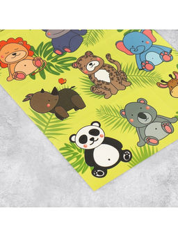 Цена за 10 шт. Наклейки детские «Джунгли», раскраска на обороте, 11×15.5 см