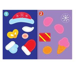 Набор аппликаций Весело встретим Новый год, 6 шт. по 20 стр. - Буква-ленд фото 12