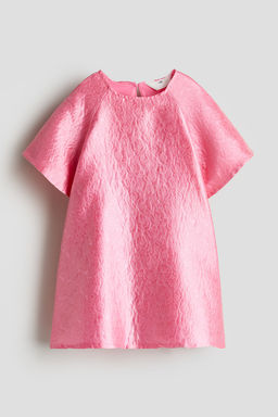 Vestido en tejido jacquard