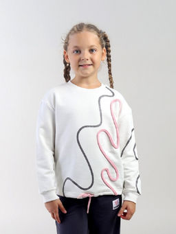 CRB wear / CWKG 63967-21-423 Джемпер для девочки,экрю