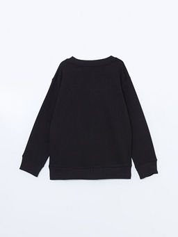Bisiklet Yaka Erkek ?ocuk Sweatshirt