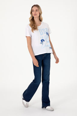Kad_n Beyaz Ti__rt Sepette S_rpriz _ndirim - U.s. polo assn фото 4