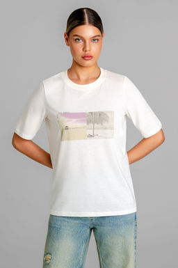 Арт. 31109 Футболка женская 44-52 (5 шт) Цвет:молочный - Калинка фото 25