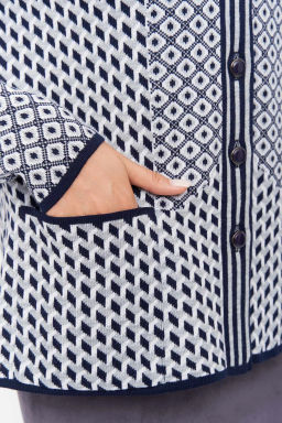 ЗЛАТА Жакет М 3156/синий