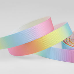 Лента репсовая «Радуга», 15 мм, 18±1 м, разноцветная