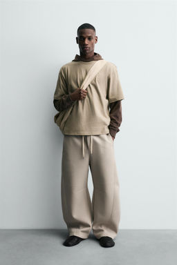 HEAVYWEIGHT REVERSE-EFFECT T-SHIRT - Zara фото 9