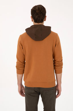 Erkek Regular Fit Kap__onlu _ardonlu A__k Haki Sweatshirt - U.s. polo assn фото 5