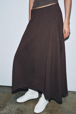 ASYMMETRIC MIDI SKIRT - Zara фото 7