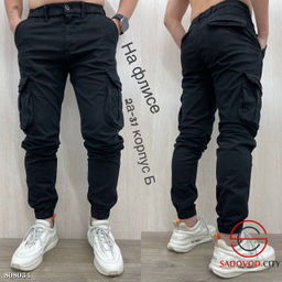 джоггеры мужские на резинке - Bruno фото 3