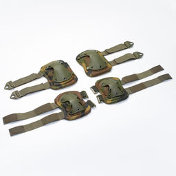 Набор наколенники 17 х 20 см и налокотники 14 х 17.5 см, хаки - Simaland фото 4