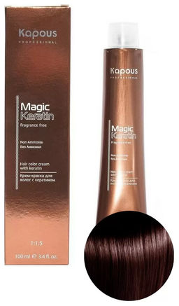 5/53 светлый коричнево-махагоновый, 100 мл Magic Keratin