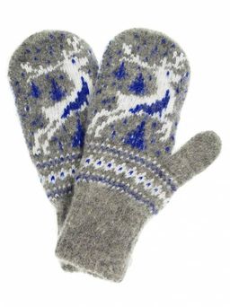 Варежки женские "Олень" 3005-4