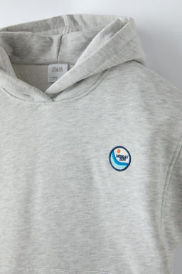 KAPUSONLU ISLEMELI SUVETER - Zara фото 3