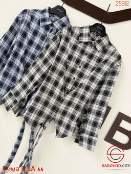 Рубашки женская в клетку - Bruno фото 2