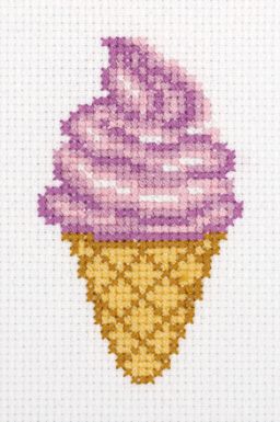 Klart набор для вышивания 12-013 Мороженое 8 х 11.5 см