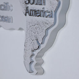 Часы настенные Карта мира 80x40 см / 8456A /уп 6/ - ГалеонТрейд фото 6