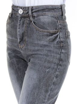 9006 DK. GRAY Джинсы-бананы женские ADORNSKY