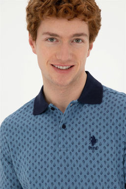 Мужская футболка цвета индиго Неожиданная скидка в корзине - U.s. polo assn фото 2