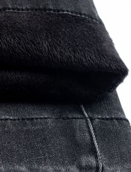 Джинсы-трубы из эластичного денима на флисе - Vilatte фото 5