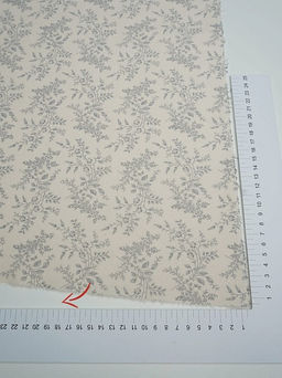 Теплый хлопок Осенние травы цв.кремовый, ш.1.5м, хлопок-100%, 160гр/м.кв - Купава фото 6