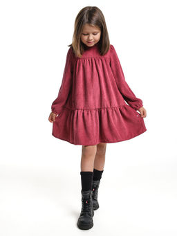 Платье для девочки нарядная одежда UD 8057 бордовый - Mini maxi фото 3