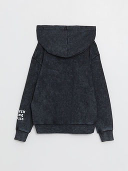 Rahat Kal?p Bask?l? Erkek ?ocuk Hoodie - Waikiki фото 2