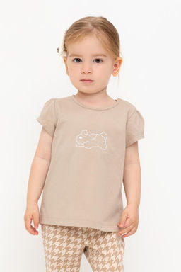 Crockid _ КР 302548/темно-бежевый к491 фуфайка д/дев яс