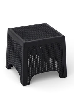 Стол садовый «Ротанг лайт», 43.5×43.5×39.5 см, пластиковый, цвет графит