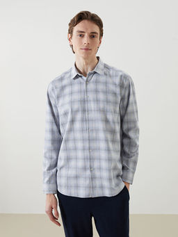 Regular Fit Uzun Kollu Ekose Erkek Oduncu G?mlek