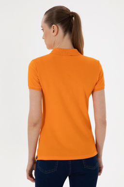Kad_n Turuncu Basic Polo Yaka Ti__rt - U.s. polo assn фото 5