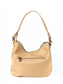 Сумка женская натуральная кожа GU 2066-2022, 1отд+карм/пер, плечевой ремень, бежевый SALE 265740 - Adelia фото 2